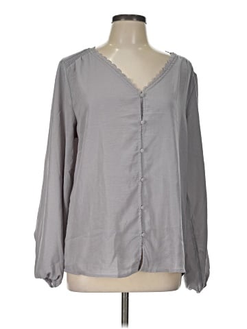 Maurices Long Sleeve Blouse (view 1)