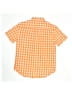 Crewcuts Checkered-gingham Orange Short Sleeve Button-Down Shirt Size 12 - photo 2