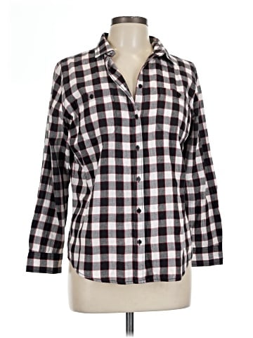 St. John's Bay 3/4 Sleeve Button-Down Shirt (view 1)