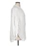 Zara Stripes White 3/4 Sleeve Button-Down Shirt Size XL - photo 4