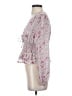 Lush 100% Polyester Pink 3/4 Sleeve Blouse Size S - photo 5