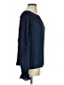 Ann Taylor LOFT 100% Polyester Blue Long Sleeve Blouse Size S - photo 4