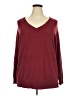 Lucky Brand Burgundy Pullover Sweater Size XXL - photo 1