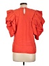 THML Orange Short Sleeve Blouse Size L - photo 2