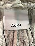 Acler Stripes Silver Casual Pants Size 4 - photo 7