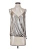 Bailey 44 100% Polyester Silver Gold Sleeveless Blouse Size S - photo 1