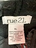 rue21 100% Polyester Black Zip Up Hoodie Size XL - photo 7