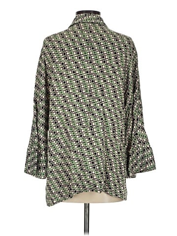 Zara 3/4 Sleeve Button-Down Shirt (view 2)