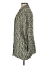 Zara Houndstooth Green 3/4 Sleeve Button-Down Shirt Size S - photo 5