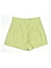 Shein 100% Polyester Solid Green Shorts Size 6 - photo 2
