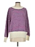 Listicle Color Block Purple Pullover Sweater Size S - photo 1