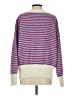 Listicle Color Block Purple Pullover Sweater Size S - photo 2