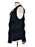 Rondina 100% Rayon Black Sweater Vest Size L - photo 5