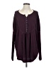 Free People Burgundy Long Sleeve Blouse Size S - photo 1