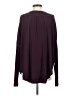 Free People Burgundy Long Sleeve Blouse Size S - photo 2