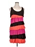 Madison Color Block Orange Cocktail Dress Size XL - photo 1