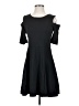 Express Solid Black Casual Dress Size S - photo 1