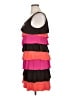 Madison Color Block Orange Cocktail Dress Size XL - photo 5