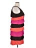 Madison Color Block Orange Cocktail Dress Size XL - photo 4