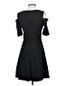 Express Solid Black Casual Dress Size S - photo 2