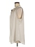 CAbi 100% Polyester Ivory Sleeveless Blouse Size L - photo 5