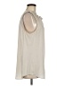 CAbi 100% Polyester Ivory Sleeveless Blouse Size L - photo 4