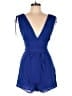 One Clothing Solid Blue Romper Size M - photo 1