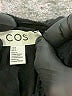 Cos 100% Polyester Black Casual Dress Size 10 - photo 7
