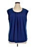 Jones Studio Blue Sleeveless Blouse Size 1X - photo 1