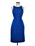 Calvin Klein Solid Blue Cocktail Dress Size 2 - photo 1