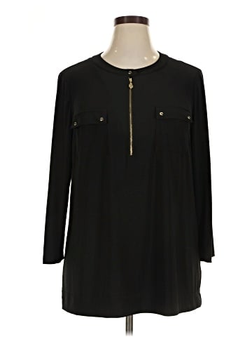 Anne Klein Long Sleeve Blouse (view 1)