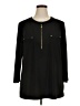 Anne Klein Black Long Sleeve Blouse Size XL - photo 1