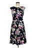 Wisp Floral Black Casual Dress Size 6 - photo 1
