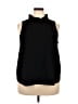J.Crew 100% Polyester Black Sleeveless Blouse Size XXL - photo 1
