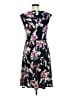 Wisp Floral Black Casual Dress Size 6 - photo 2