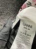 Ganni 100% Polyester Floral Gray Cocktail Dress Size EU 34 / US 4 - photo 8