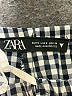 Zara Checkered-gingham Black Shorts Size S - photo 3