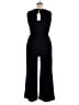 Automet Solid Black Jumpsuit Size XL - photo 2