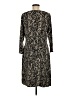 Chaus Print Black Casual Dress Size L - photo 2