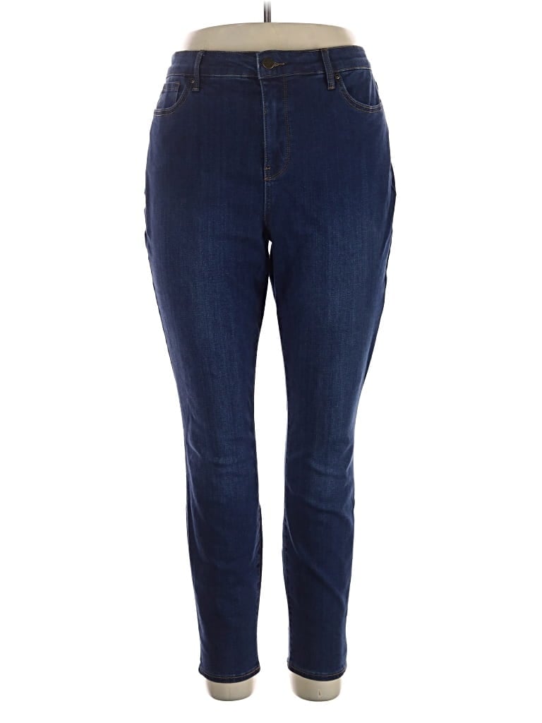 Pre-owned Nydj Jeggings In Blue