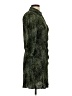 MNG Animal Print Green Cocktail Dress Size L - photo 4