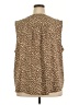 Monday Fun 100% Polyester Brown Sleeveless Blouse Size 3X - photo 2