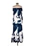 Shein Graphic Blue Cocktail Dress Size 8 - 10 - photo 2