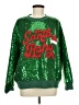 Bibi Green Pullover Sweater Size M - photo 1