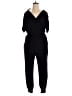 Assorted Brands 100% Polyester Solid Black Jumpsuit Size XL - photo 1