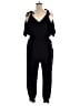 Assorted Brands 100% Polyester Solid Black Jumpsuit Size XL - photo 2