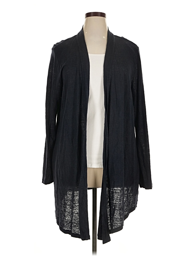 Pre-owned Jjill Cardigan Sweater In Black
