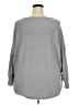 Aaeda Floral Gray Pullover Sweater Size 3X - photo 2