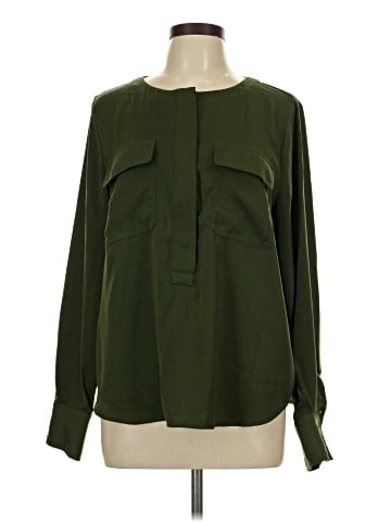 Banana Republic Factory Store Long Sleeve Blouse (view 1)