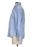 MNG Stripes Blue Long Sleeve Button-Down Shirt Size 4 - photo 5